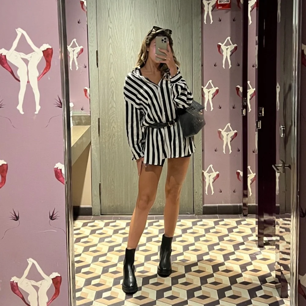 Dillon Shirt in Black & White BLANCA - Picture 11 of 11